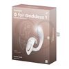 G for Goddess 1 Estimulador de punto G y Clitoris con dos motores y carga USB